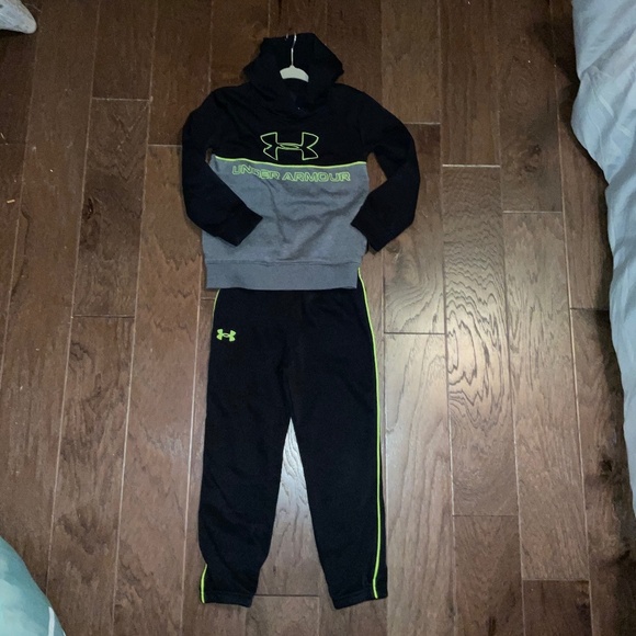 Under armor boys set jogger and sweat shirt set size 6 - Picture 8 of 8